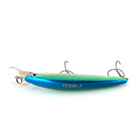 Yo-Zuri Tx-minnow Jr Potápivý Wobler, Modrá/Zelená, 10g, #10960