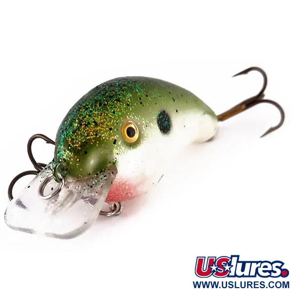 Strike King square bill Wobbler, Zeleno-Zlatá, 7g, Squarebill, #10026