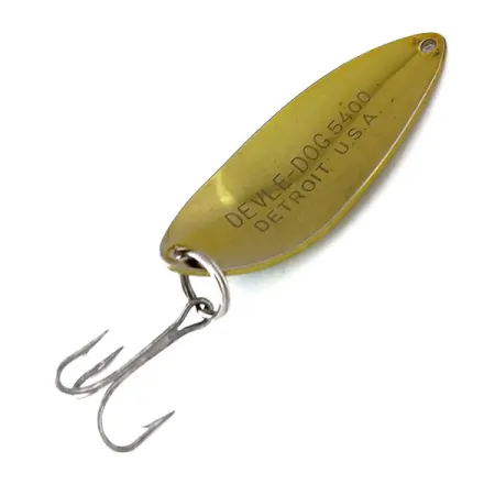 Dardevle Devle Dog 5400 Plandavka, Zlatá / Zelená, 14g, Logo, #10054