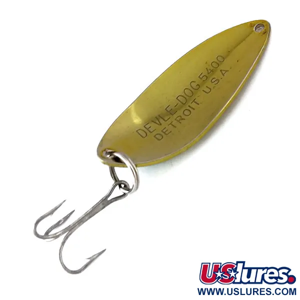 Dardevle Devle Dog 5400 Plandavka, Zlatá / Zelená, 14g, Logo, #10054