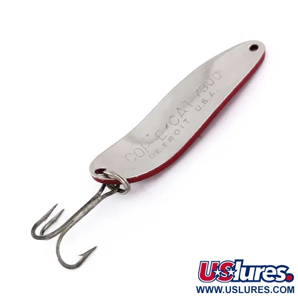 Dardevle Cop-E-Cat 7300 Plandavka, Červená/Bílá/Nikl, 14g, #10056