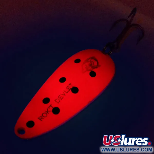 Eppinger Dardevle Rok't Devlet UV Plandavka, Červená/Černá/Nikl, 35g, #10062