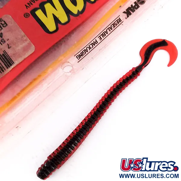 Zoom Super Salt Plus Gumová Nástraha, Red / Black, 18 ks, #10068