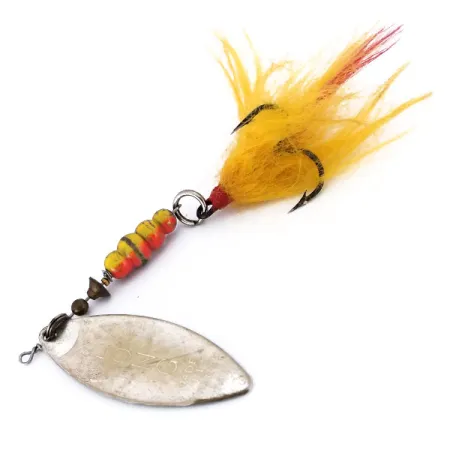 Mepps Aglia Long 4 Dressed Třpytka, Stříbro, 17g, Vrbový List, #10073