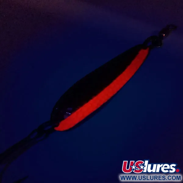 Luhr Jensen Krocodile Die #4 UV Plandavka, Mosaz/Oranžová, 14g, #10111