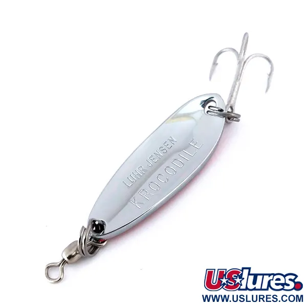 Luhr Jensen Krocodile Plandavka, Nickel/Orange, 9g, Ražená, #10125