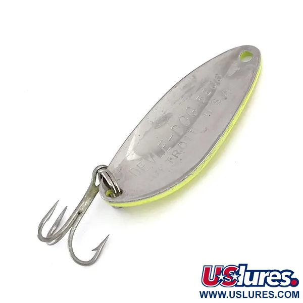 Eppinger Dardevle Devle Dog 5200 UV Plandavka, Žlutá/Červ/Nikl, 7g, #10162