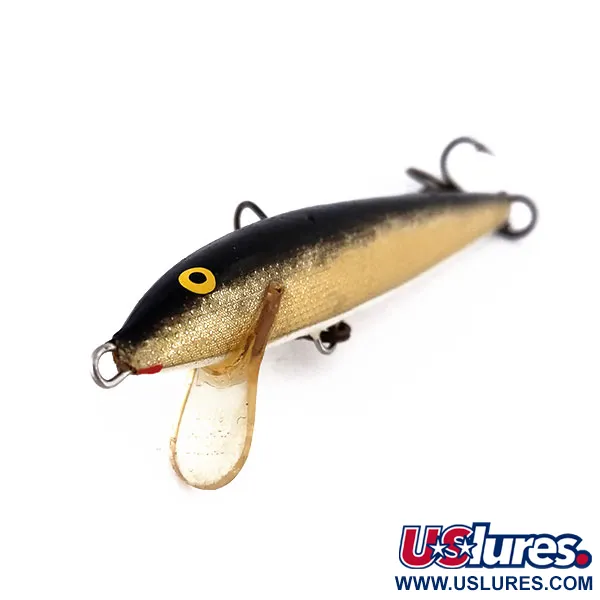 Rapala Original Floater F9 Vobler, G (Gold), 4g, Balza, #10171