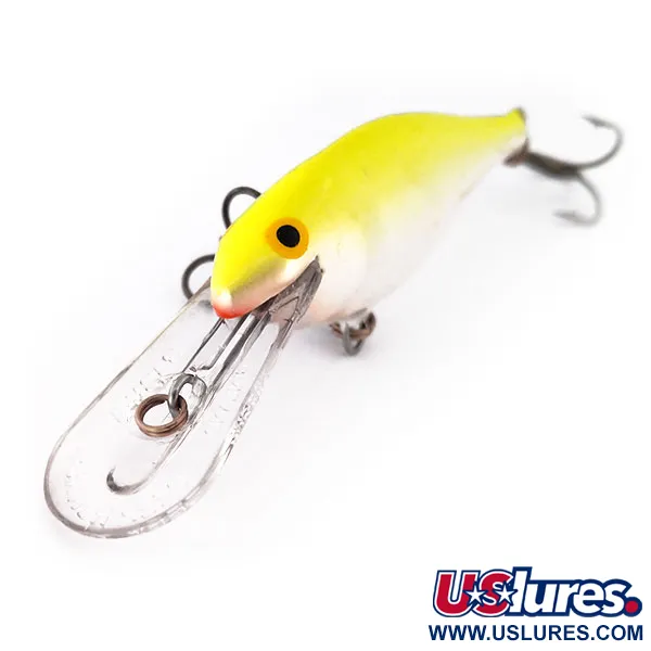 Rapala Shad Rap Deep Runner 07 Vobler, Chartreuse, 8g, Balsa, #10188