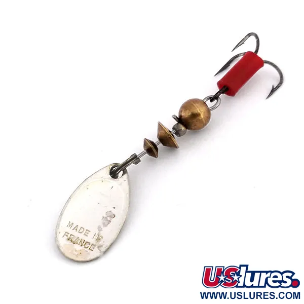 Mepps Aglia 0 Třpytka, Bílá/Černá, 2,5g, Okamžitá Rotace, #10196