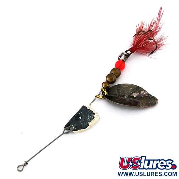 Mepps Lusox 1 Rotačka, Mosaz, 10g, Olověná hlava, #10198