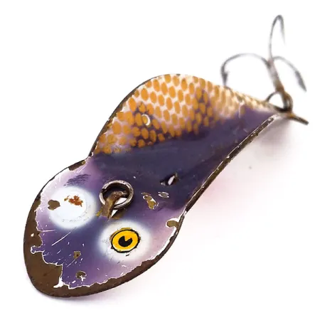 Buck Perry Spoonplug Nástraha, Hnědá/Zlatá/Červená, 10g, #10200