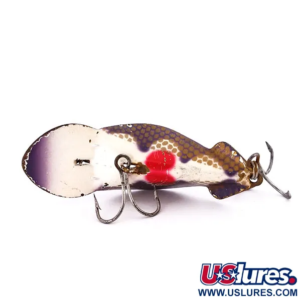 Buck Perry Spoonplug Nástraha, Hnědá/Zlatá/Červená, 10g, #10200