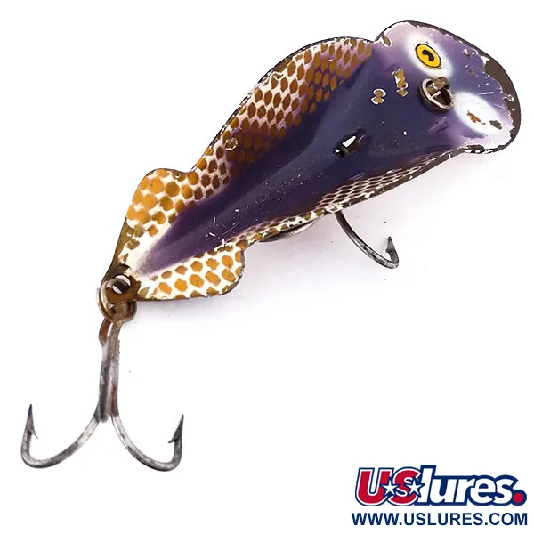 Buck Perry Spoonplug Nástraha, Hnědá/Zlatá/Červená, 10g, #10200