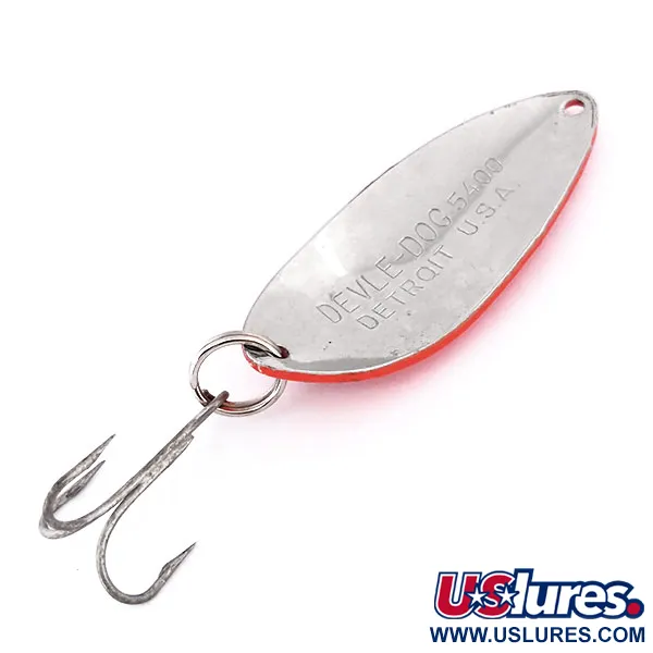 Dardevle Devle Dog 5400 Plandavka, Fluo-Červená/Nikl, 14g, #10211