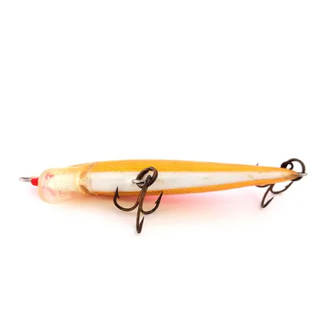 Rapala Original Floater F7 Wobler, Oranžová Zlatá, 4g, Balsa, #10216