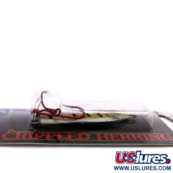 Luhr Jensen Crippled Herring Plandavka, Okoun, 21g, Holografická, #10234