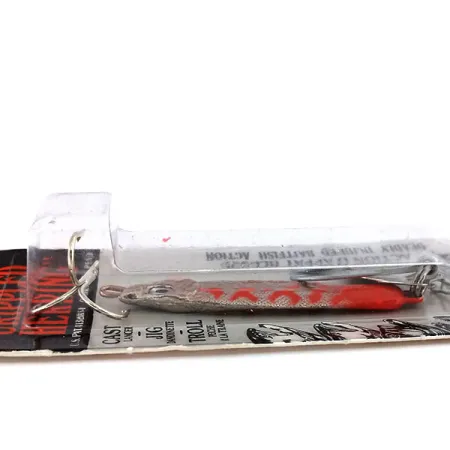 Luhr Jensen Crippled Herring Třpytka, Fire Red, 21g, List, #10235