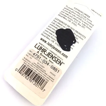 Luhr Jensen Crippled Herring Třpytka, Fire Red, 21g, List, #10235