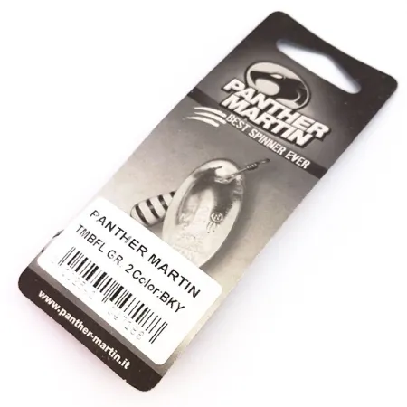 Panther Martin 2 Třpytka, Black / Yellow, 2.5g, Osa skrz list, #10242