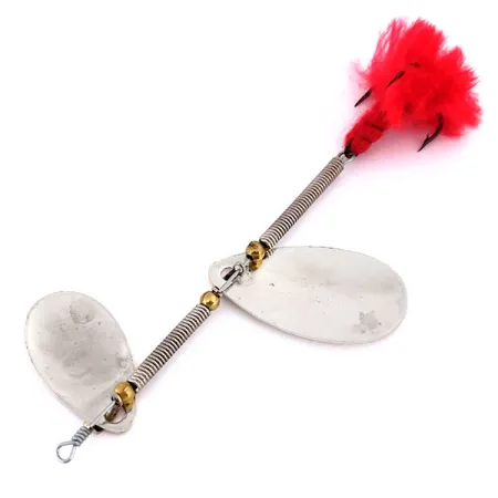 Panther Martin Simplex Tandem Con Mosca Třpytka, Nikl/Červená, 6g, #10620