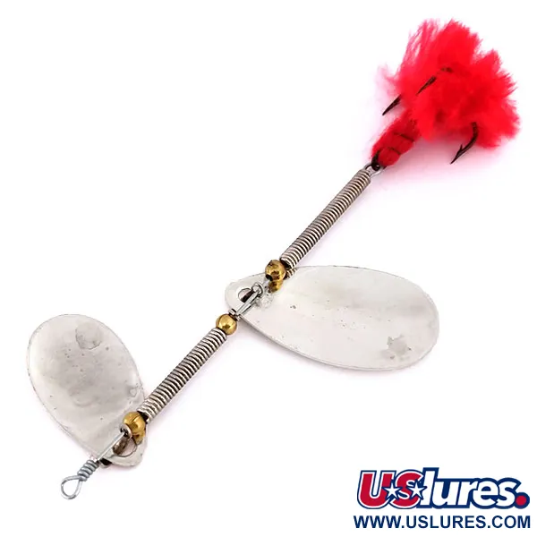 Panther Martin Simplex Tandem Con Mosca Třpytka, Nikl/Červená, 6g, #10620