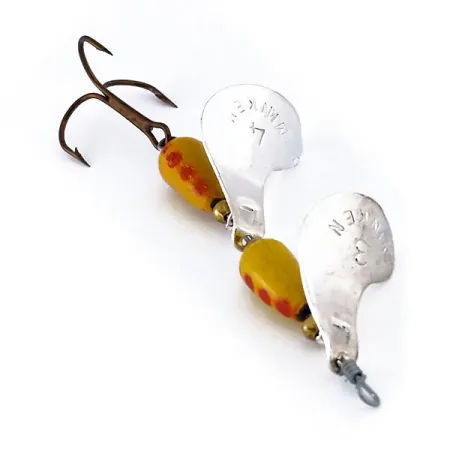 Panther Martin Minken Tandem Třpytka, Nikl/Žlutá/Červená, 14g, #10868