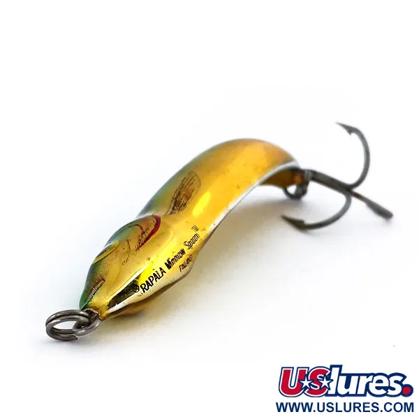 Rapala Minnow Spoon Plandavka, Zlatá/Zelená, 15g, Šupinový vzor, #10269