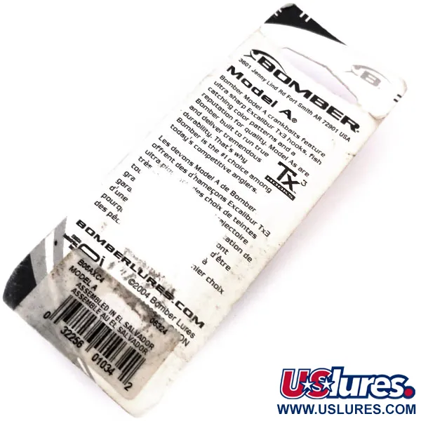 Bomber Model 7A Baby Striper Wobler, Rak, 9g, Plovoucí, #10284