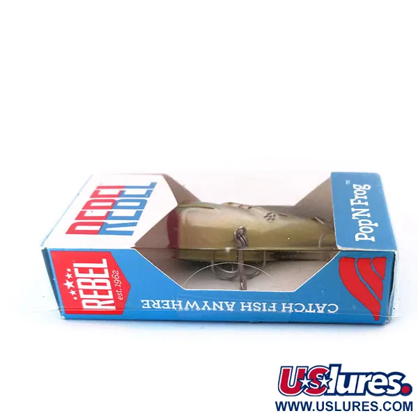 Rebel Pop'N Frog Popper, Zelená Žába, 7g, Vykrojená Tlama, #10286