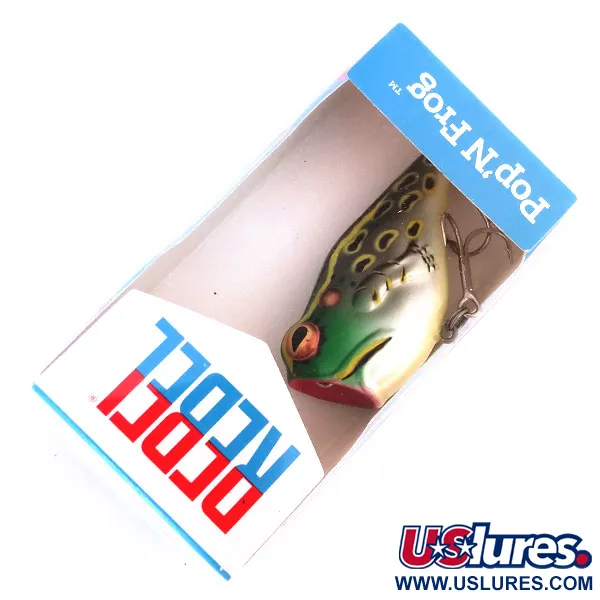 Rebel Pop'N Frog Popper, Zelená Žába, 7g, Vykrojená Tlama, #10286