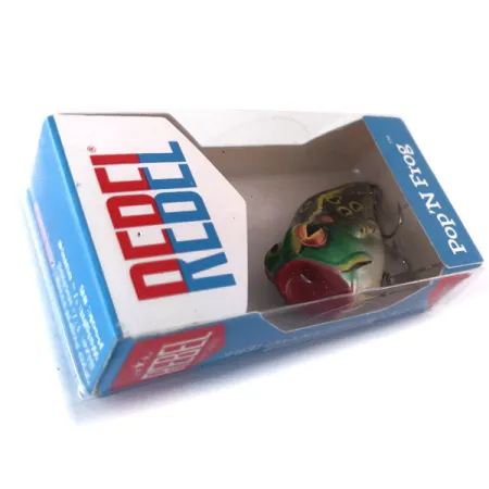 Rebel Pop'N Frog Popper, Zelená Žába, 7g, Vykrojená Tlama, #10286