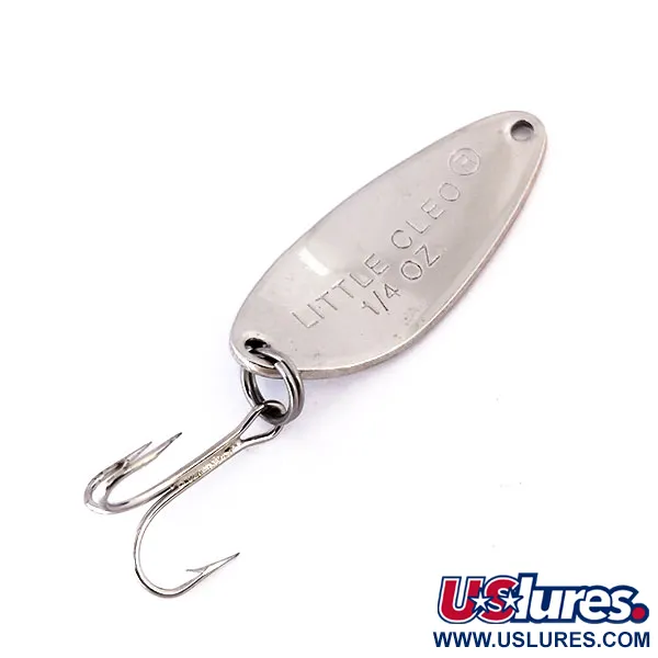 Acme Little Cleo Plandavka, Nikl / Modrá, 7g, Široký Tvar, #10307