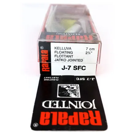 Rapala Jointed J-7 Wobler, SFC, 4g, Hand-Tuned, #10317