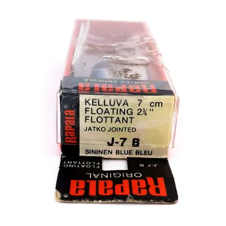 Rapala Jointed J-7 Wobler, B (Blue), 4g, Dělený, #10318