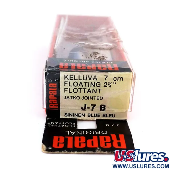 Rapala Jointed J-7 Wobler, B (Blue), 4g, Dělený, #10318