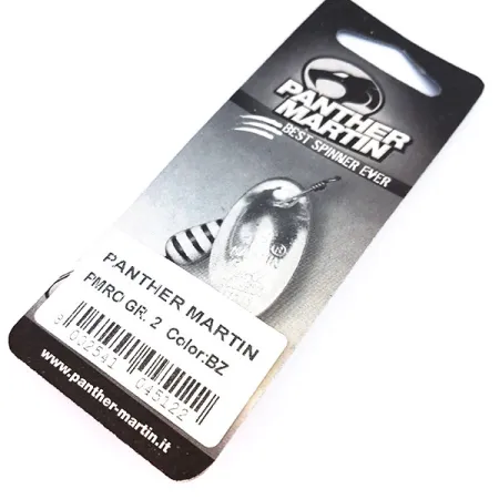 Panther Martin 2 Třpytka, Černá/Červená/Zlatá, 2,5g, List na ose, #10327