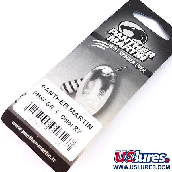 Panther Martin 6 Třpytka, Červeno-žlutá, 6g, Průběžná Osa, #10323