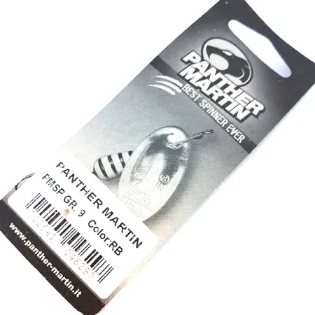 Panther Martin 9 Třpytka, Černá/Červená, 9g, List na ose, #10326