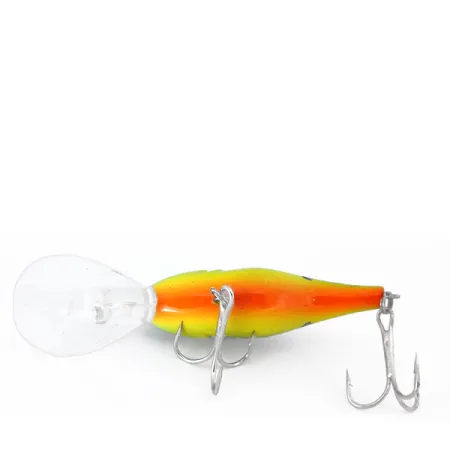 Bass Pro Shops XPS Lazer Eye Deep Diver Wobler, Fire Tiger, 12g, #10341