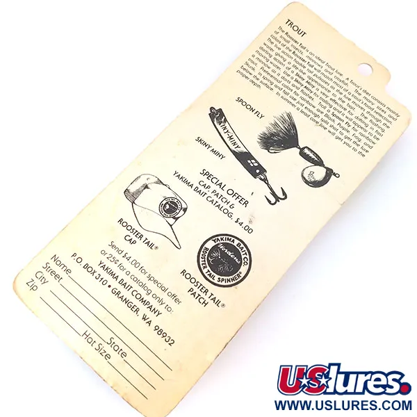 Worden’s Original Rooster Tail 4 Třpytka, Stříbro, 7g, #10379