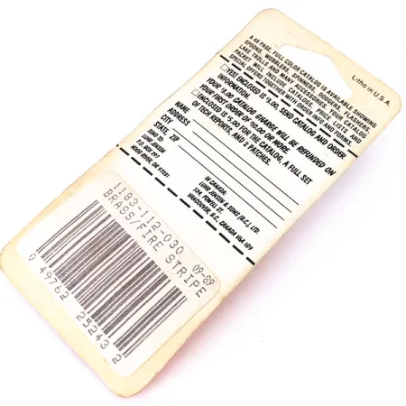 Luhr Jensen Mister J Plandavka, Mosaz/Červená, 2.5g, Fire Stripe, #10387