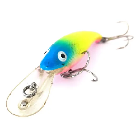 Cotton Cordell Wally Diver Wobler, Rainbow, 14g, Glow, #10397