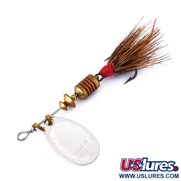 Mepps Aglia 1 Dressed Třpytka, Černá / Bílá, 3.5g, Trojhák, #10433