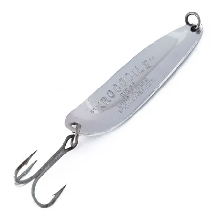 Luhr Jensen Krocodile Die #5 Plandavka, Nikl/Zelená, 21g, Prisma, #10472