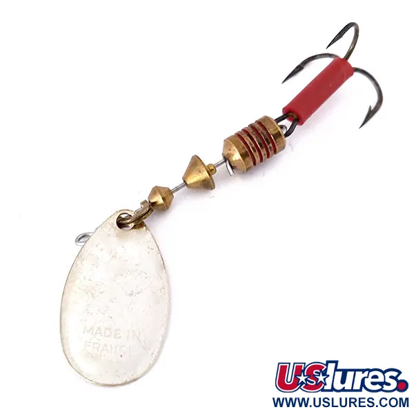 Mepps Aglia 2 Třpytka, Stříbro, 4,5g, postříbřený list, #10516