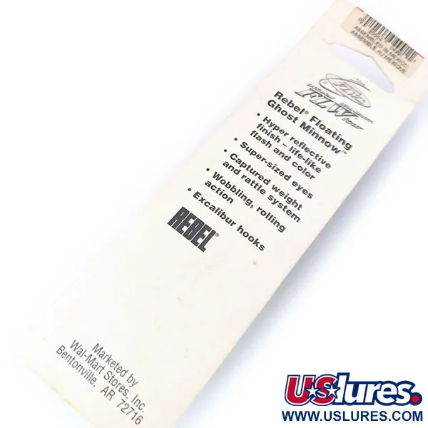 Rebel Excalibur Ghost Minnow Vobler, Rainbow Trout, 7g, Plovoucí, #10532