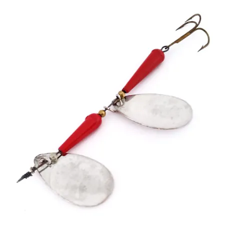 Panther Martin Simplex Tandem Třpytka, Nikl/Červená, 14g, Dvojitý list, #10546