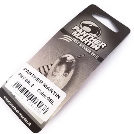 Panther Martin 2 Con Punti Rotačka, Zlato / Modrá, 2.5g, Tečky, #10550