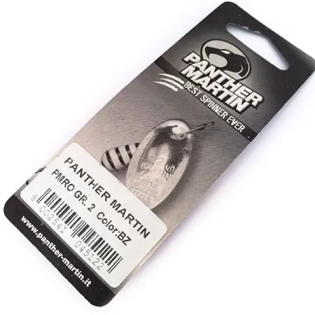 Třpytka Panther Martin 2, BZ, 2.5g, Průběžný list, #10551